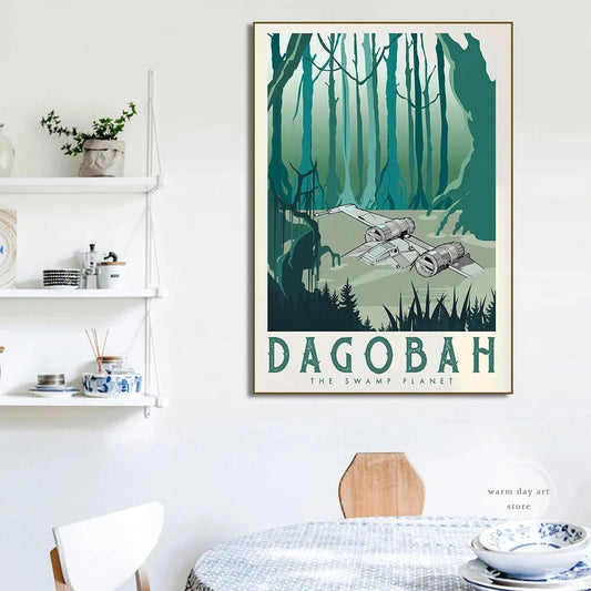 Celestial Frontier Canvas Posters – Two Size Options