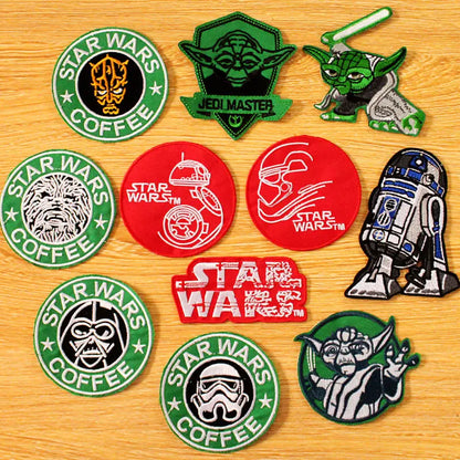 Embroidered Patches Form A Galaxy Far Far Away