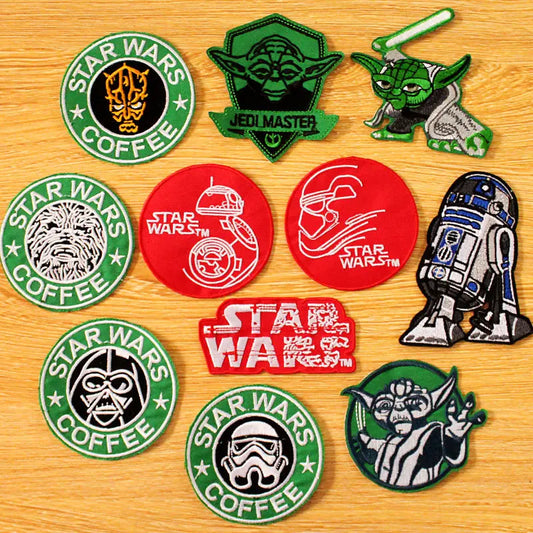 Embroidered Patches Form A Galaxy Far Far Away