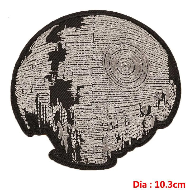 Embroidered Patches Form A Galaxy Far Far Away