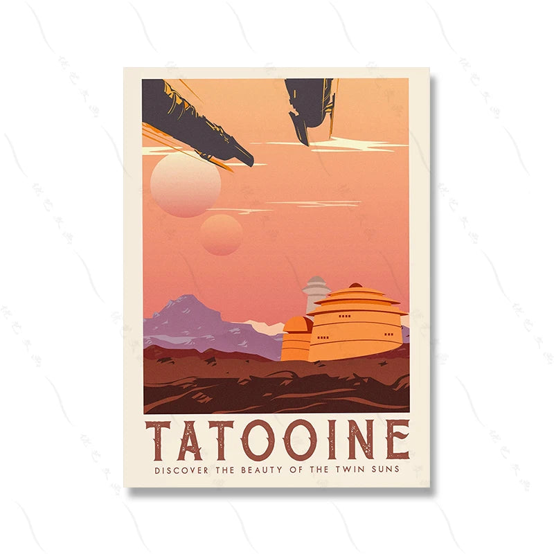 Celestial Frontier Canvas Posters – Two Size Options