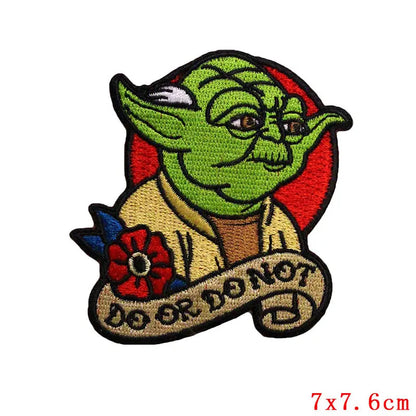 Embroidered Patches Form A Galaxy Far Far Away