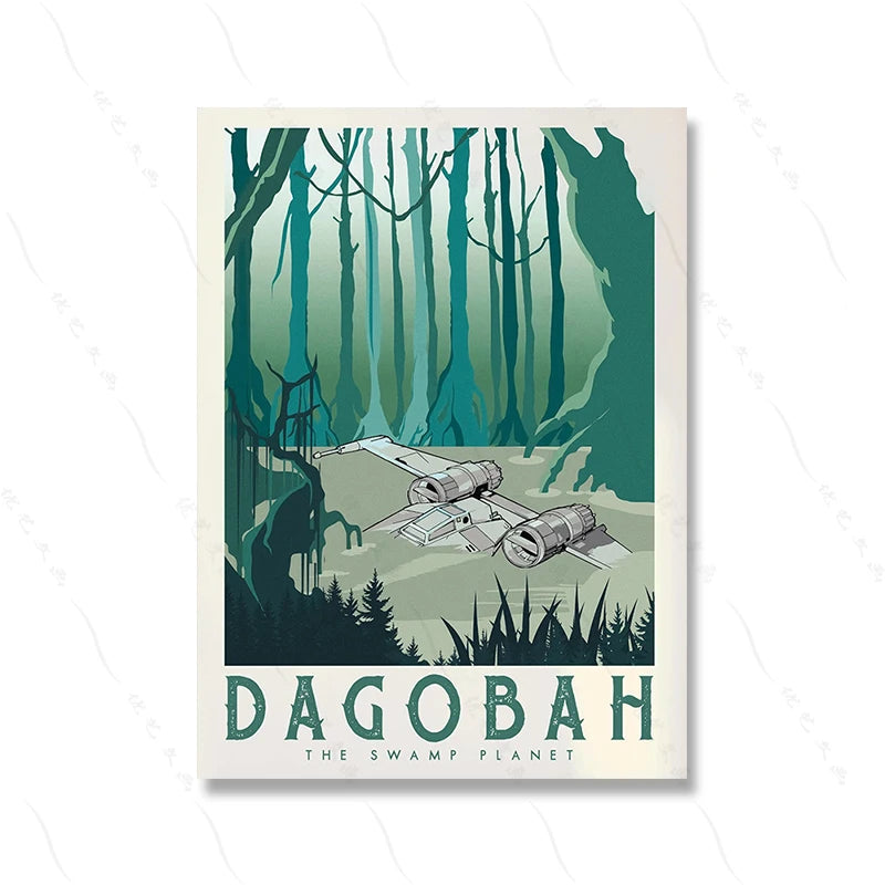 Celestial Frontier Canvas Posters – Two Size Options