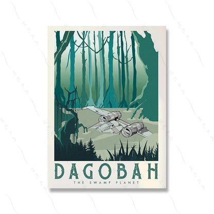 Celestial Frontier Canvas Posters – Two Size Options
