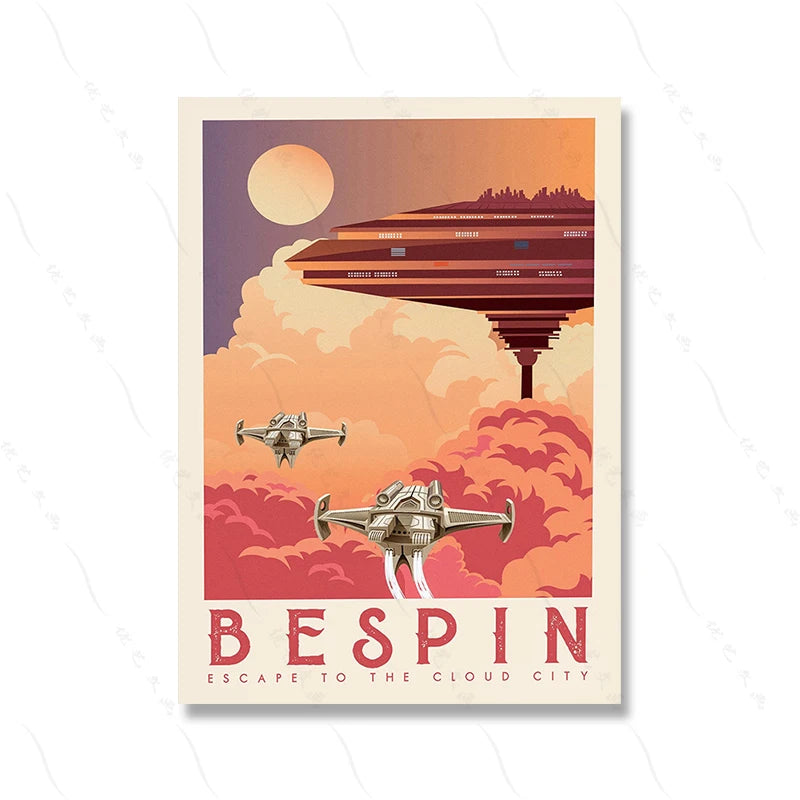 Celestial Frontier Canvas Posters – Two Size Options