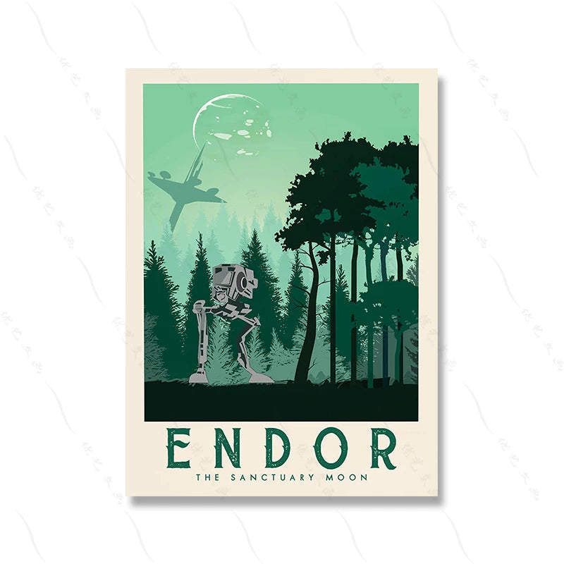 Celestial Frontier Canvas Posters – Two Size Options