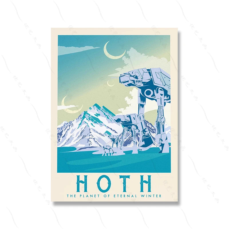 Celestial Frontier Canvas Posters – Two Size Options