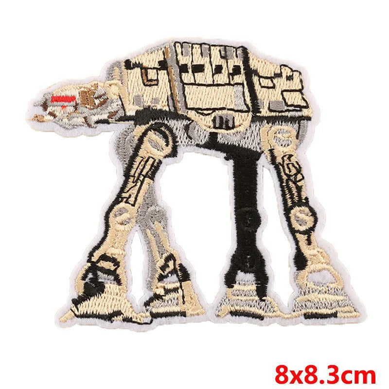 Embroidered Patches Form A Galaxy Far Far Away