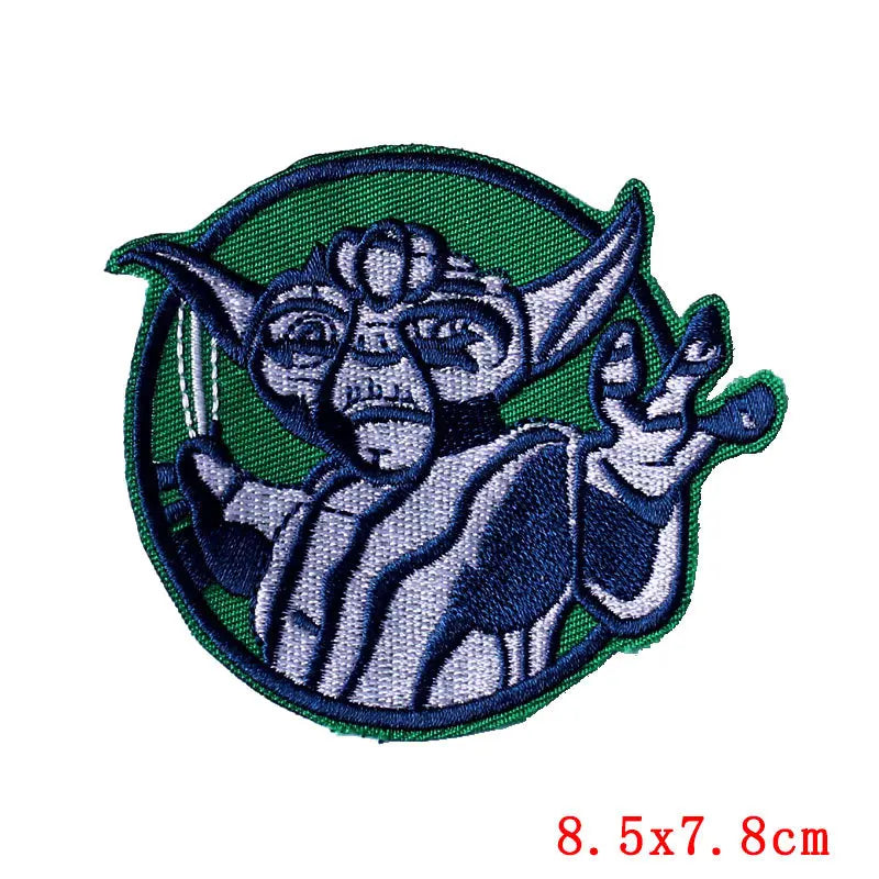 Embroidered Patches Form A Galaxy Far Far Away