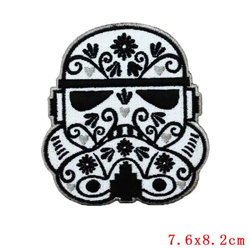 Embroidered Patches Form A Galaxy Far Far Away