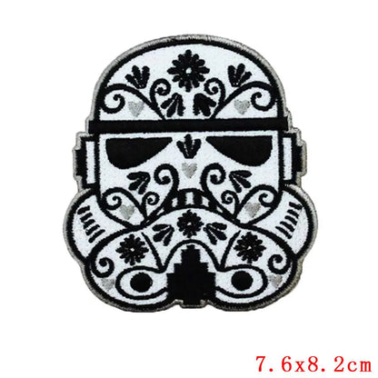 Embroidered Patches Form A Galaxy Far Far Away
