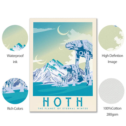 Celestial Frontier Canvas Posters – Two Size Options
