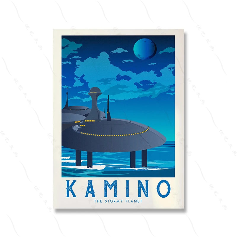 Celestial Frontier Canvas Posters – Two Size Options