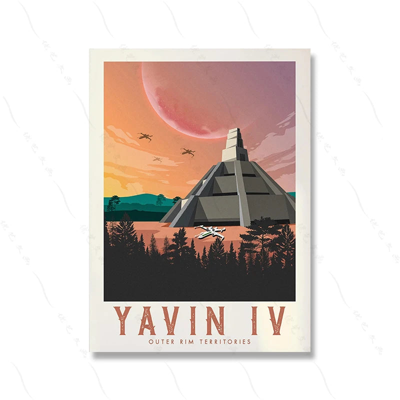 Celestial Frontier Canvas Posters – Two Size Options