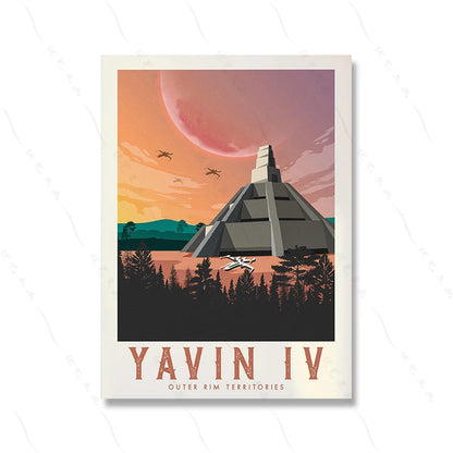 Celestial Frontier Canvas Posters – Two Size Options