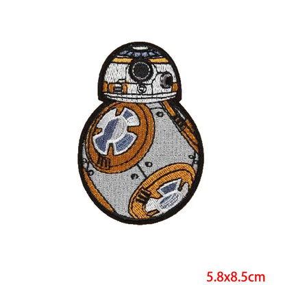 Embroidered Patches Form A Galaxy Far Far Away