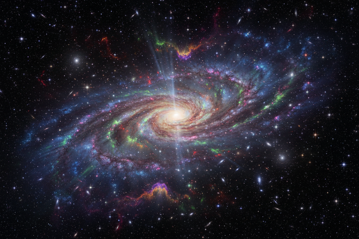 Galaxy with Stars